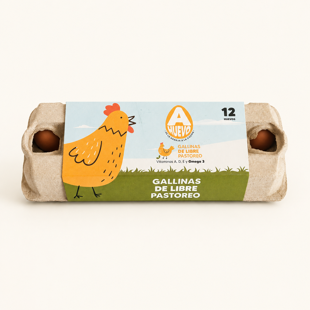 Huevos Criollos Grandes – Maple de 12 unidades